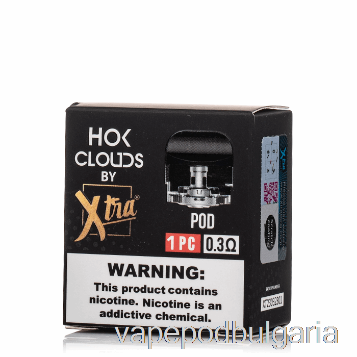 Vape Течности Xtra Hok Clouds Replacement Pods Hok Clouds Pods